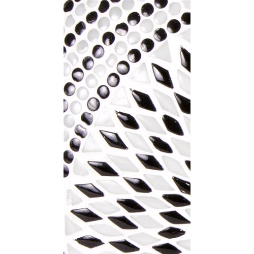 Handgefertigte Glasmosaik-Tischlampe „Yin&Yang“ – Ovalform, E27-Fassung