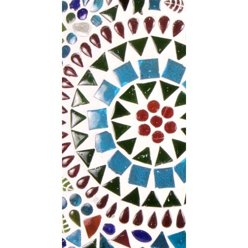 Handgefertigte Glasmosaik-Tischlampe „Rainbow“ – Pilzform, E27-Fassung