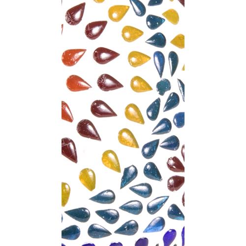 Handgefertigte Glasmosaik-Tischlampe „Color Universe“ – Pilzform, E27-Fassung