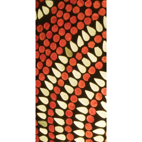 Handgefertigte Glasmosaik-Tischlampe „Sunset“ – Pilzform, E27-Fassung